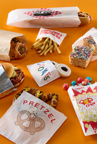 Handheld food bags